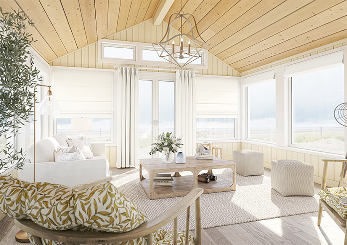 Galactica, Bone White - Made to Measure Curtains - Image 8